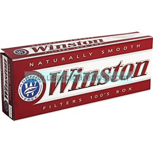 Winston Red 100's box cigarettes